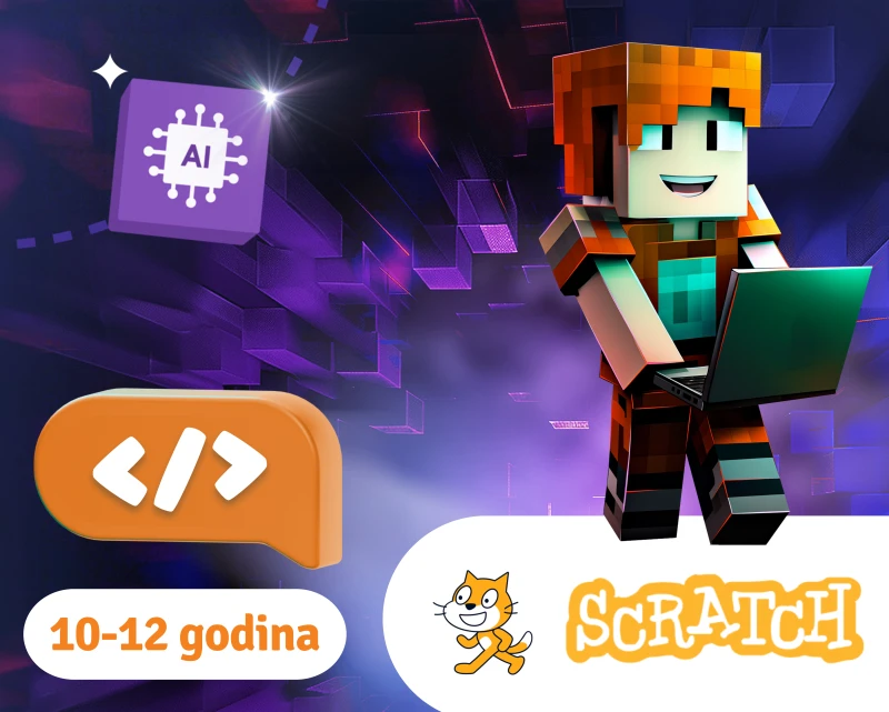 Besplatna radionica Cyber Avantura u AI svijetu - Scratch Online